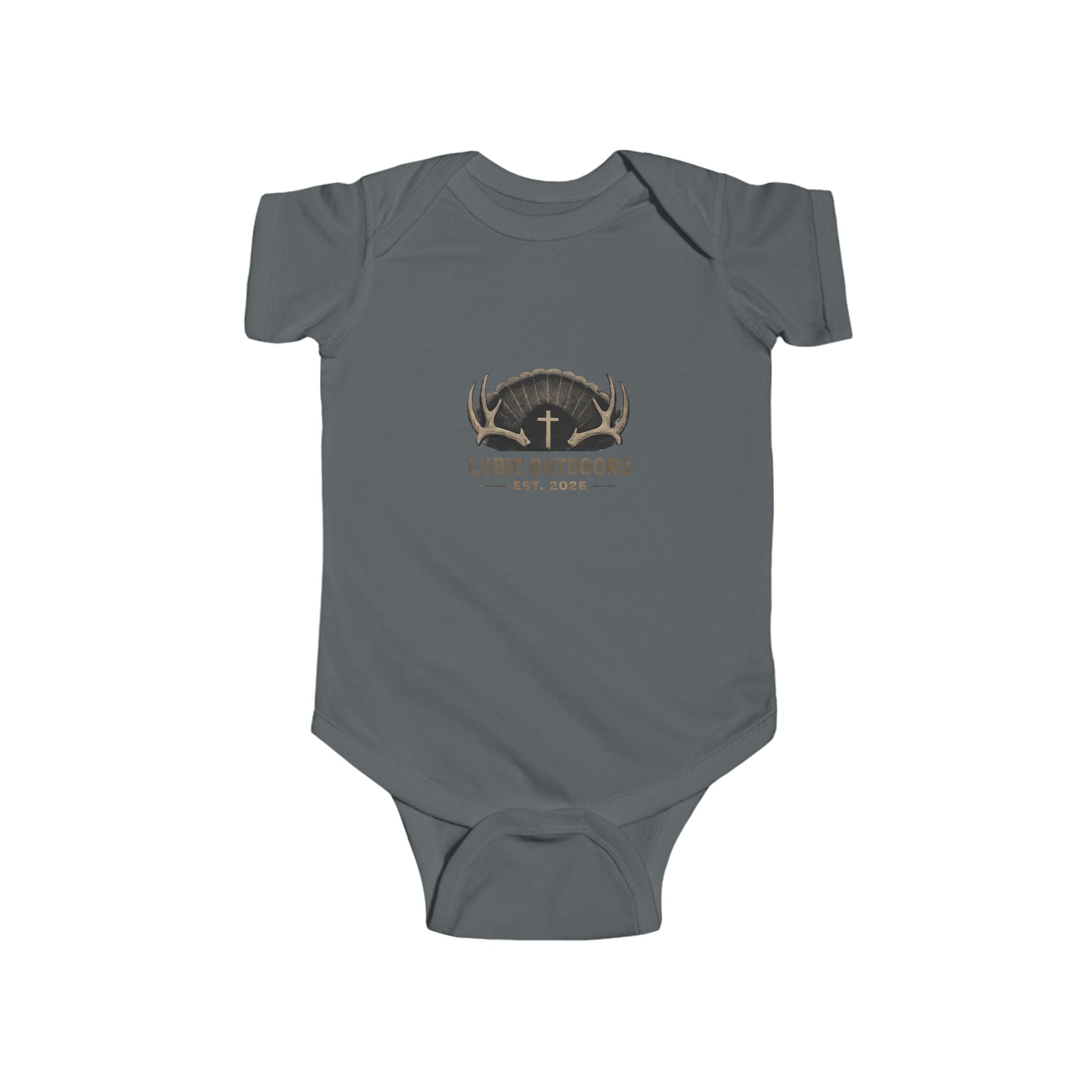 Lubic Outdoors Infant Bodysuit — Logo design