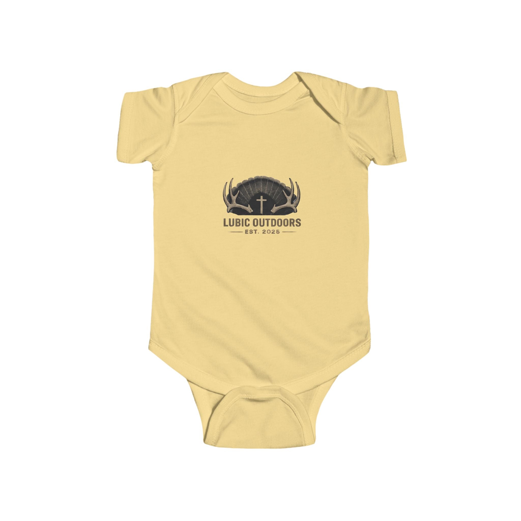 Lubic Outdoors Infant Bodysuit — Logo design